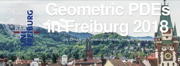 Geometric PDEs in Freiburg 2018, July 23−27