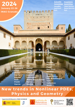 New trends in Nonlinear PDEs, Physics and Geometry, Granada, (Spain), January, 22-26, 2024
