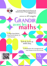 « Grandir avec les maths »
48e congrès de la SBPMef, 22–24 aout, 2023